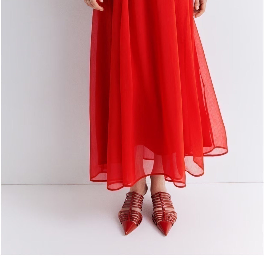 Red straps mules - Picture 7 of 13
